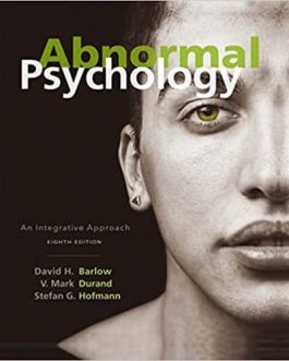 Abnormal Psychology: An Integrative Approach (8th Edition) – eBook
