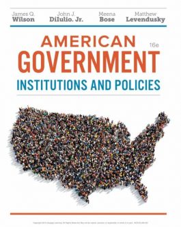 American Government: Institutions and Policies (16th Edition) – eBook PDF