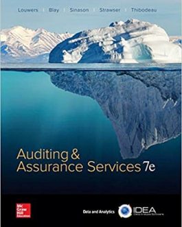 Auditing & Assurance Services (7th Edition) – eBook PDF