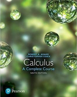 Calculus: A Complete Course (9th Edition) – eBook PDF