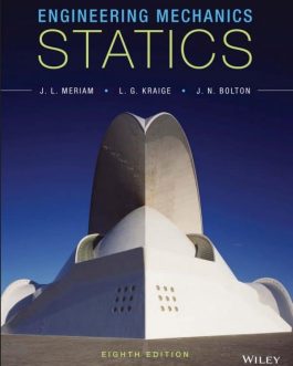 Engineering Mechanics: Statics, 8th Edition – by Meriam – PDF