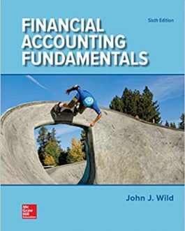 Financial Accounting Fundamentals (6th Edition) – eBook PDF