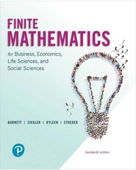 Finite Mathematics for Business, Economics, Life Sciences, and Social Sciences (14th Edition) – eBook PDF