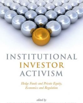 Institutional Investor Activism By William Bratton – eBook PDF