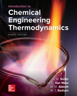 Introduction to Chemical Engineering Thermodynamics (8th Edition) – eBook
