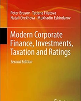 Modern Corporate Finance, Investments, Taxation and Ratings (2nd Edition) – eBook PDF