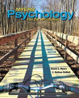 Myers’ Psychology for the AP Course (3rd Edition) – eBook PDF