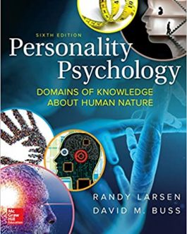 Personality Psychology: Domains of Knowledge About Human Nature (6th Edition) – eBook PDF