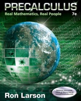 Precalculus: Real Mathematics, Real People (7th Edition) – eBook PDF