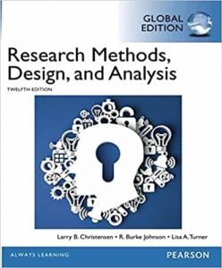 Read more about the article Research Methods, Design, and Analysis (12th Global Edition) – eBook PDF