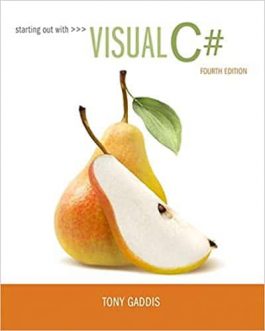 Starting out with Visual C# (4th Edition) – eBook PDF
