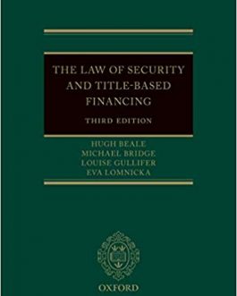 The Law of Security and Title-Based Financing (3rd Edition) – eBook PDF