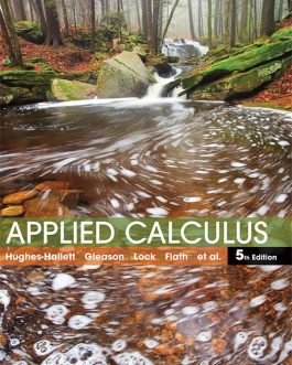 Applied Calculus (5th Edition) – eBook PDF