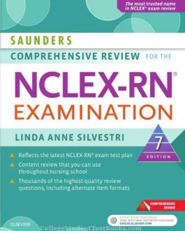 Saunders Comprehensive Review for the NCLEX-RN Examination 7th Edition – eBook PDF