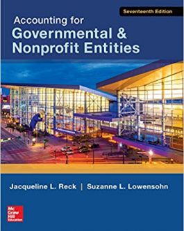 Accounting for Governmental & Nonprofit Entities (17th Edition) – eBook PDF