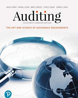 Auditing: The Art and Science of Assurance Engagements (14th Canadian Edition) – eBook PDF