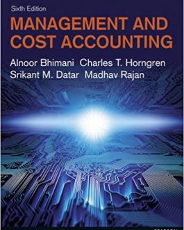 Management & Cost Accounting (6th Edition) – eBook PDF