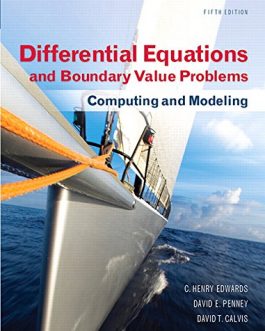 Differential Equations and Boundary Value Problems (5th Edition) – eBook PDF