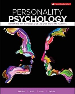 Personality Psychology (2nd Canadian Edition) – eBook PDF