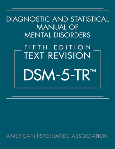 Read more about the article Diagnostic and Statistical Manual of Mental Disorders DSM-5-TR (5th Edition) – eBook PDF